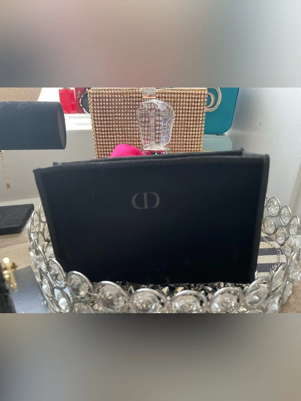 ✨🖤 Dior Rouge Dior Minaudiere Clutch Croffret limited edition🖤✨Like New